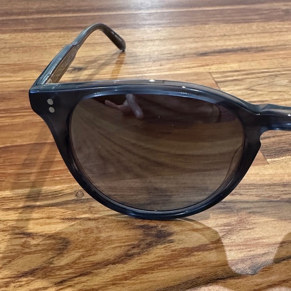NWT! Garrett Leight Milwood 46 Matte Indigo Tortoiseshell Sunglasses main image 4
